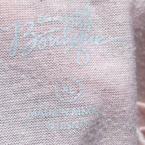 Women's Disney Minnie Mouse blouse Dolman Sleeves Sparkly beads Size XL - Picture 7 of 8